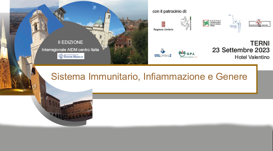 Clicca per accedere all'articolo II EDIZIONE Sistema Immunitario, Infiammazione e Genere Interregionale AIDM centro Italia