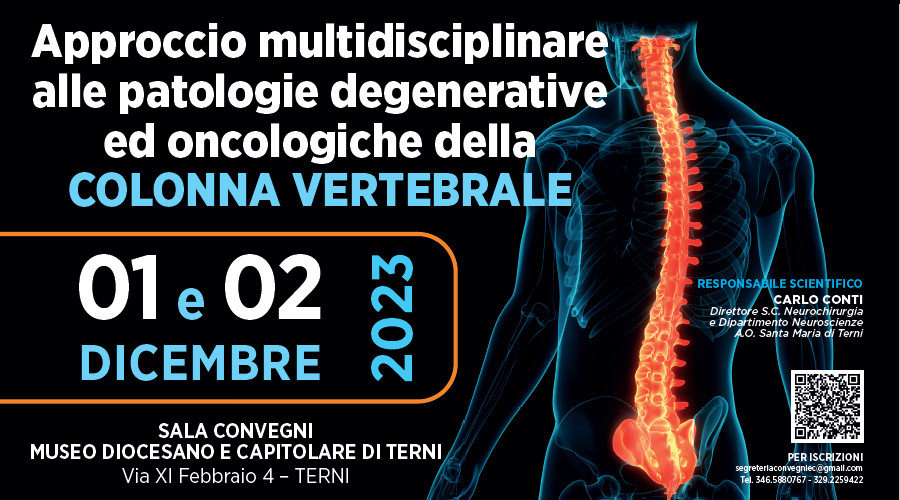 Clicca per accedere all'articolo Approccio multidisciplinare alle patologie degenerative ed oncologiche della colonna vertebrale