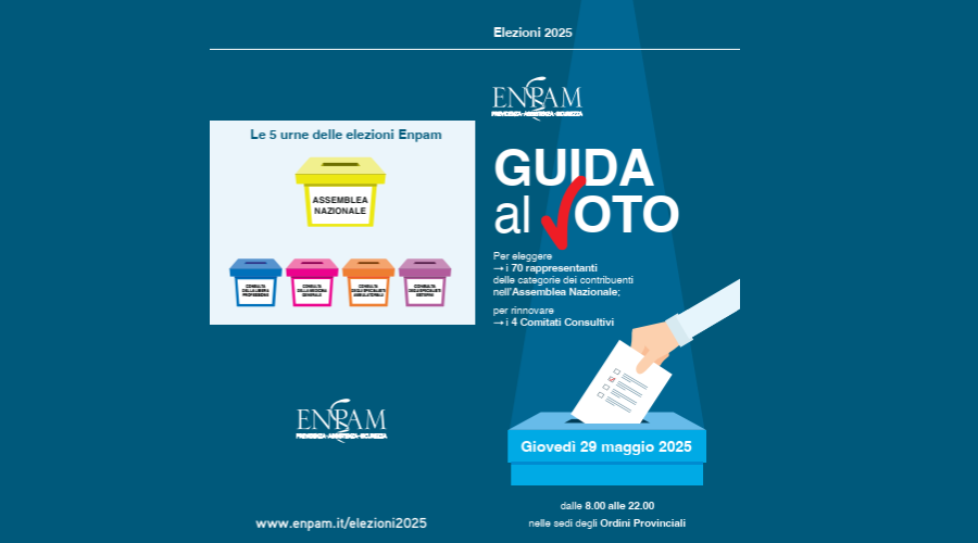 Clicca per accedere all'articolo ENPAM ELEZIONI 29 MAGGIO 2025