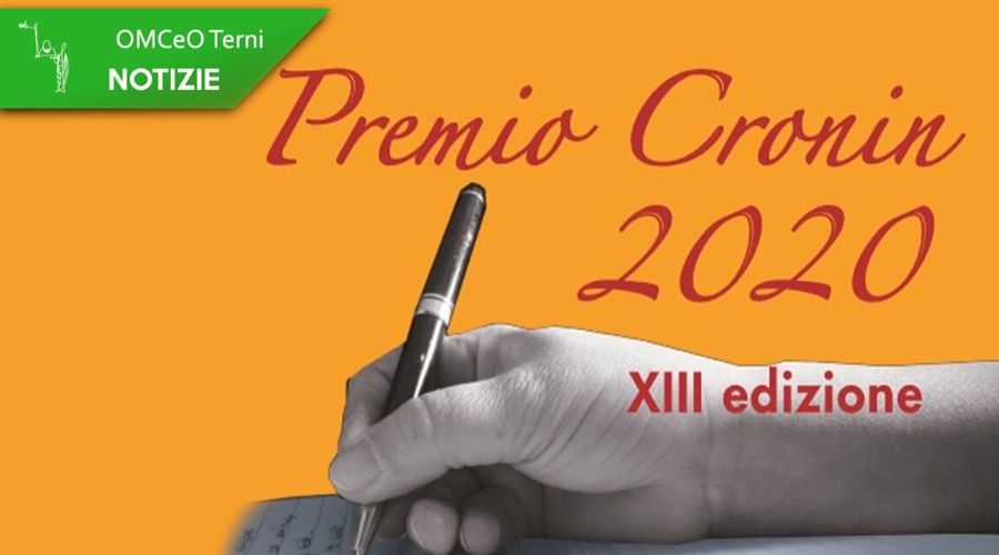 Clicca per accedere all'articolo Premio Cronin 2020 XIII Edizione - Proroga scadenza