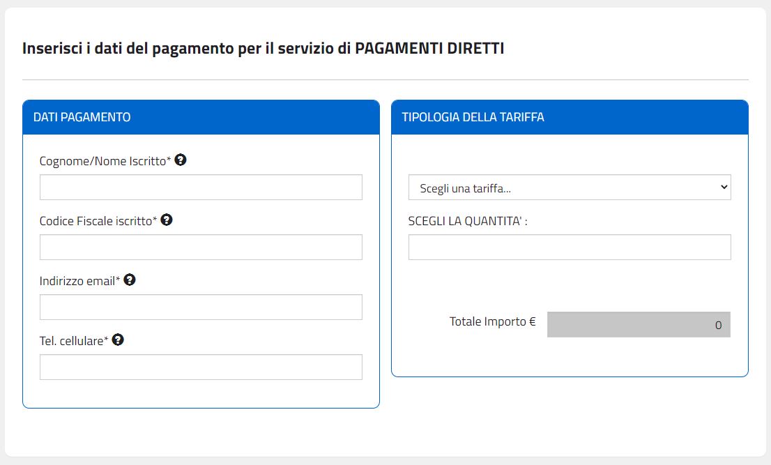 PAGAMENTI DIRETTI2